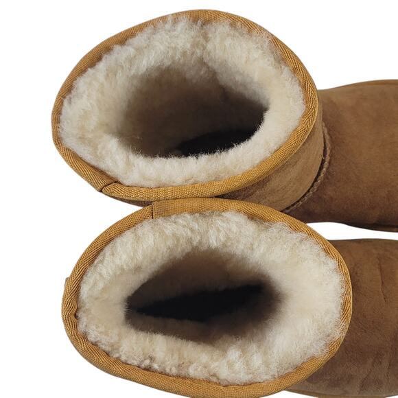 UGG Classic Suede Rustic Weave Boots Size 6 - Picture 6 of 9